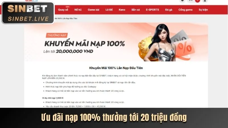 Khuyến mãi chào mừng thể thao jj88 game